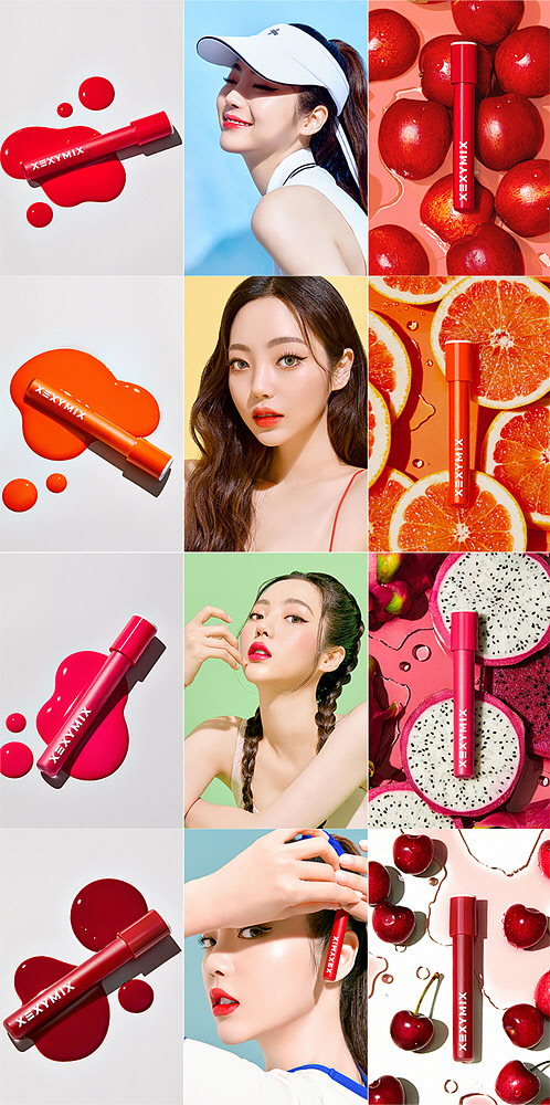 젝시믹스가 워터타투 립틴트를 출시했다. <브랜드엑스 제공>